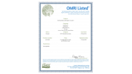 OMRI Listed (US)