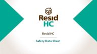 Resid HC - Fiche de données de sécurité FDS (FR)